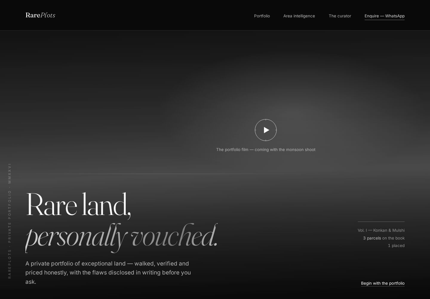 rareplots.com homepage